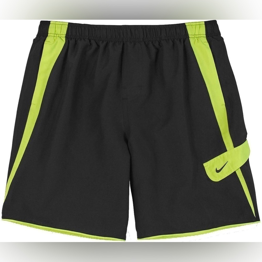 NIKE MEN'S CORE 9" SPLICED CARGO SWIM SHORTS SZ MEDIUM